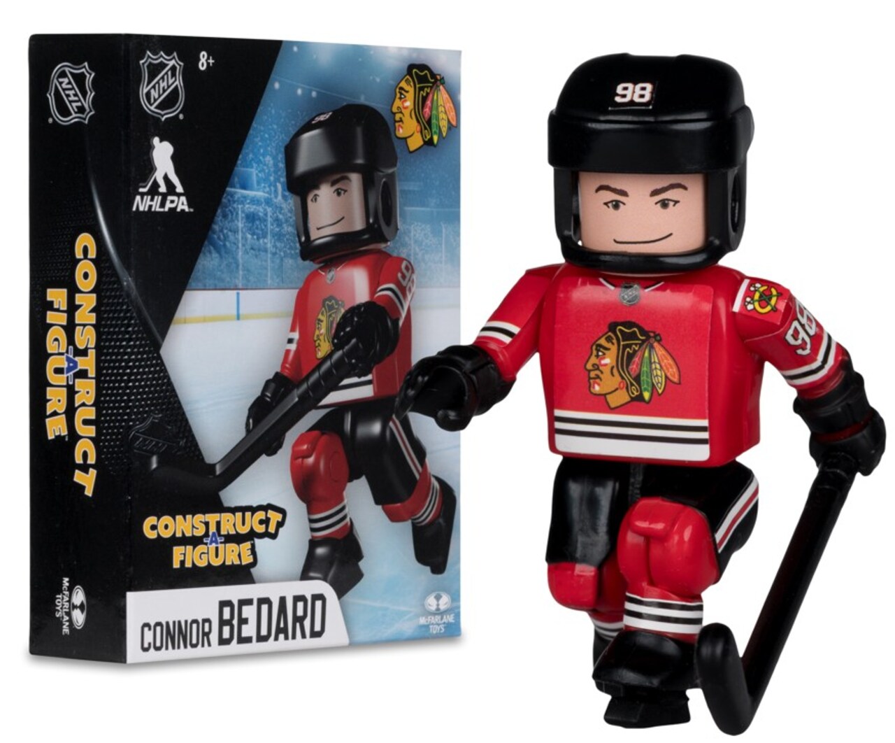 Connor Bedard Chicago Blackhawks McFarlane NHL Construct-a-Figure